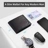 RFID Slim Front Pocket Wallets For Men - Genuine Leather