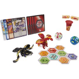 Bakugan Baku-Gear Pack of 4 Armored Alliance Bakugan (2 Ultra & 2 Basic Balls) and 1 Set of Baku-Gear, Various Versions