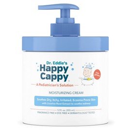 Happy Cappy Dr. Eddies Crema Hidratante Para Niños, Alivia la Piel Seca, con Picazón, Irritada, Propensa al Eczema, Probada por Dermatólogos, Sin...  