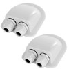 2 Pack of IP68 Waterproof Solar Cable Entry Gland by