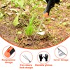 BokingOne Hand Weeder Tool - V-Shaped Stainless Durable Unique Lever