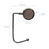 kwmobile 2 x Table Handbag Holder Hook - Non-Slip Bag