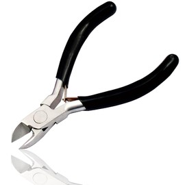 Laja Imports Wire Cutter Stainless Steel Diagonal Cutting Pliers Micro Flush Cut Cutters, 4.5 Inch (Wire Cutter 4.5 Inch) for Educational Use