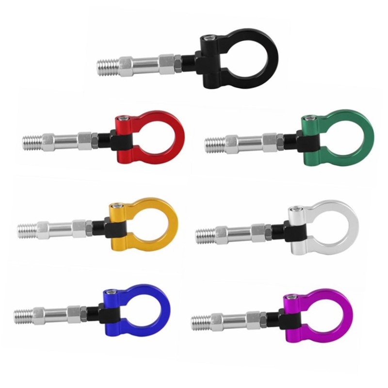 ULTECHNOVO Aluminum Towing Hook for Car Front Bar Tow for