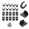Angoily 10 Sets Cabinet Toe Kick Clips Kitchen Plinth Clips