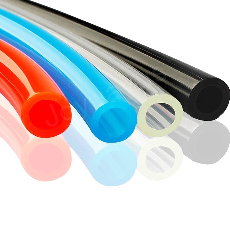 Joywayus 1/4" OD 557Ft Black Pneumatic Tubing Pipe PU Air