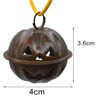18 Tin Bell, Christmas Bell, Retro Pumpkin Shaped Decorative Bell,