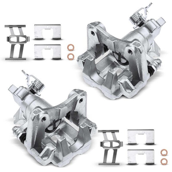 A-Premium Disc Brake Caliper Assembly with Bracket Compatible with Select