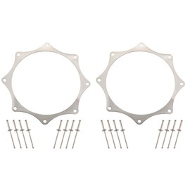 Stainless Exhaust Trim Rings for 4.5 exhaust w/rivets Turbo Supercharger 5.0" ID