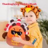 NIUBEHOHO Thanksgiving Decoration Turkey Plush Toy Plush Turkey Stuffed Animal