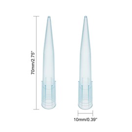 OLYCRAFT 380-400 Pieces Pipette Tips, Plastic Pipette Tips, Pipette Pipette Tips, Clear Blue 1000 ul / 1 ml for Microchemical Experiments with Laboratory Supplies (Polypropylene)