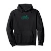 Bicycle logo minimal for cyclists Pullover Hoodie