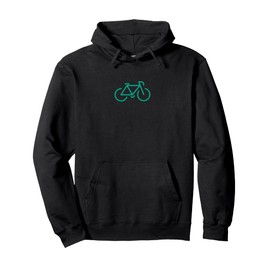 Bicycle logo minimal for cyclists Pullover Hoodie