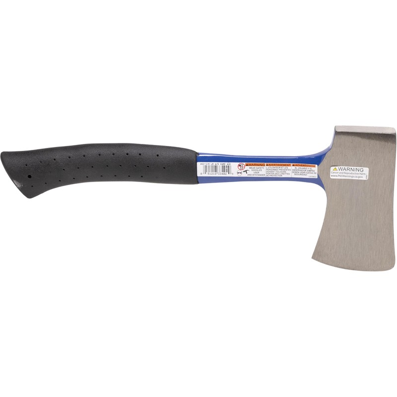 VAUGHAN Steel Handle Camp Axe, Made in The USA, Shock