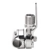Marine VHF Antenna Mount Stainless Steel Adjustable Ratchet Mount for