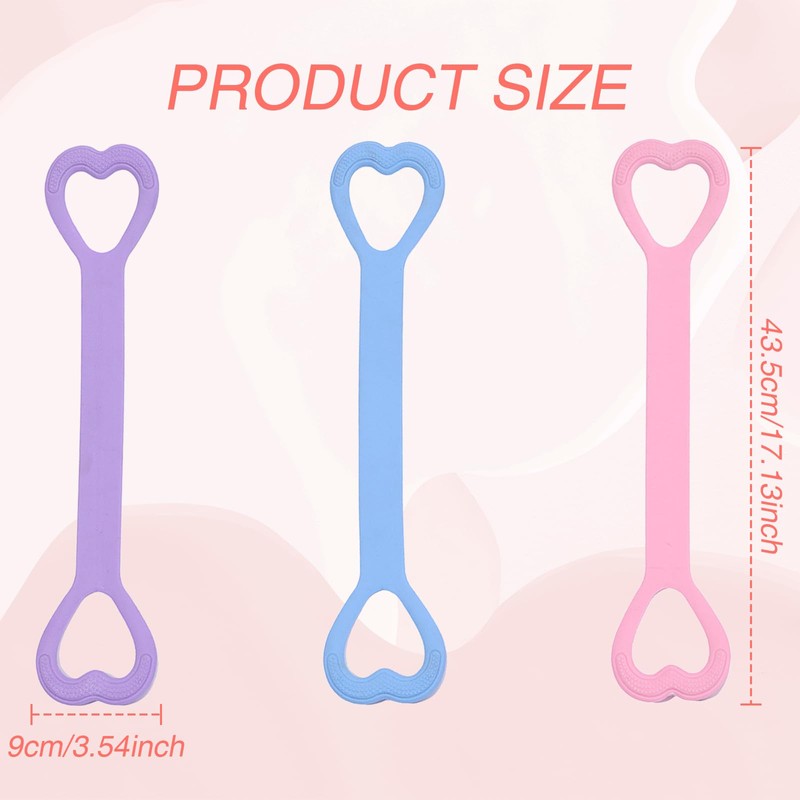 Ninnyi 3 Pcs Resistance Band Women, Figure 8 Exercise Resistance