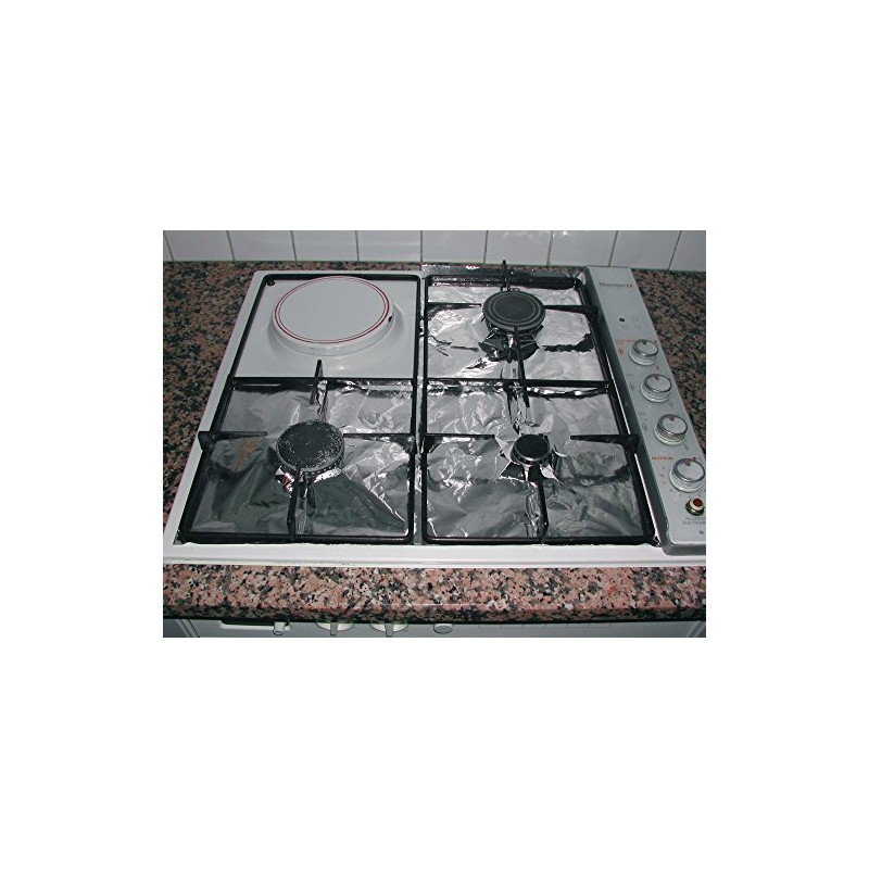 MSV Aluminium Protective Film for Gas Stove, Silver