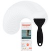 Secopad 36PCS Bathtub Stickers Non-Slip, Safety Shower Treads Adhesive Appliques