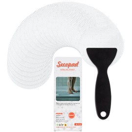 Secopad 36PCS Bathtub Stickers Non-Slip, Safety Shower Treads Adhesive Appliques with Premium Scraper (White)