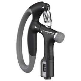 AIMALL Adjustable R-Type Grip Strength Trainer with LCD Counter, 5.7x6.29in, Hand Finger Arm Exercise Device for Men & Women, Durable Steel Spring Fitness Tool