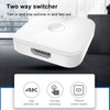 Goshyda Hdmi Splitter, ABS White Double Way Switcher, 2 In