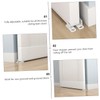 DOITOOL 6 Sets Sliding Door Track Guide, Barn Door Floor