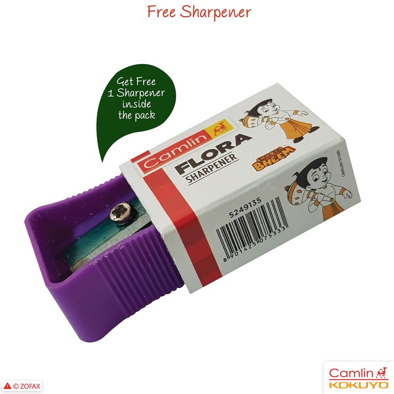 Camlin KOKUYO Flora Classic Dark Smooth - 10 HB Pencils