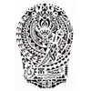 2 Sheets Tribal Tattoo Upper Arm Tattoo Temporary Tattoo J518