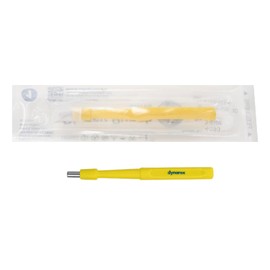 Sterile Disposable Biopsy Punch Curettes, Size 3.5MM, Biopsy Dermal Punch Curette for Piercing & Lab Use with Protective Handle, 10 Pack