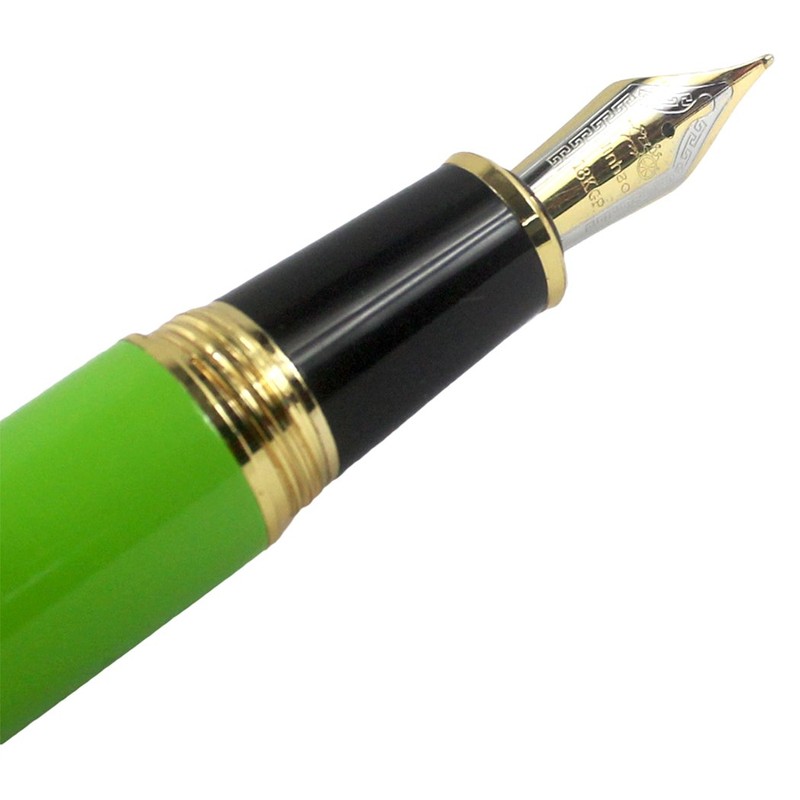 Sipliv Jinhao 159 Fountain Pen, Medium 18KGP Nib, Gold Trim,