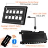 AMOMD 10P Membrane Control Switch Panel with Bluetooth APP Control