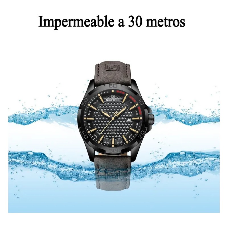 Relojes Masculinos Naviforce Relojes Casuales Impermeables
