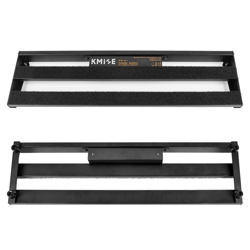 lotmusic Guitar Pedalboard with Built-in Power Supply Pedal Board Aluminium