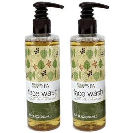 2 Pack Trader Joe's Spa Face Wash with Tea Tree Oil