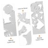 CORHAD 3Pcs Christmas Themed Cutting Dies Durable DIY Craft Stencils