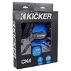 Kicker CK4 4AWG Complete Amplifier Kit