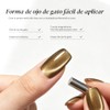 CHERIMOYA Esmalte de Uñas de Gel Ojos de Dorado Marrón