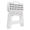 Casafield 9" Folding Step Stool with Handle, White - Portable