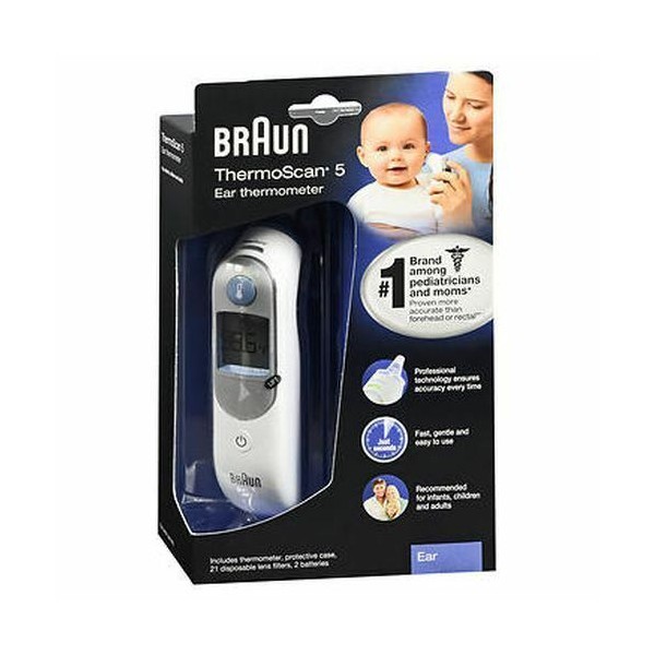 Braun ThermoScan 5 Ear Thermometer 1 Count  by Braun