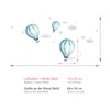 Little Deco Sticker Hot Air Balloons I Wall Picture 68