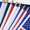 22 Pack All Branches Military Flags Set, Small Mini Armed