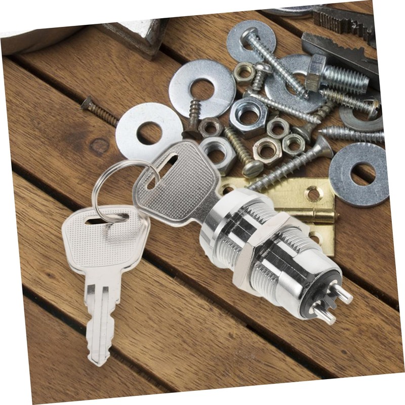 KOMBIUDA Ignition Key Switch for Scooter Forklift Motorcycle Ignition Switch