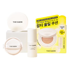 The Saem [Until June 27] The Saem Skin Perfection Glutathione Toning Cushion (Fixer Project) 19N Clear Beige (Main Product + Refill + Fixer) / [27년6월까지]더샘 스킨 퍼펙션 글루타치온 토닝 쿠션 (픽서 기획) 19N 클리어 베이지(본품+리필+픽서)