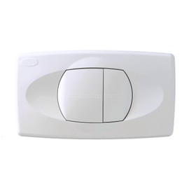 LIV Push Plate for Isosan/Verosan Flush-Mounted Cistern with 2 Quantities (2 Buttons), White