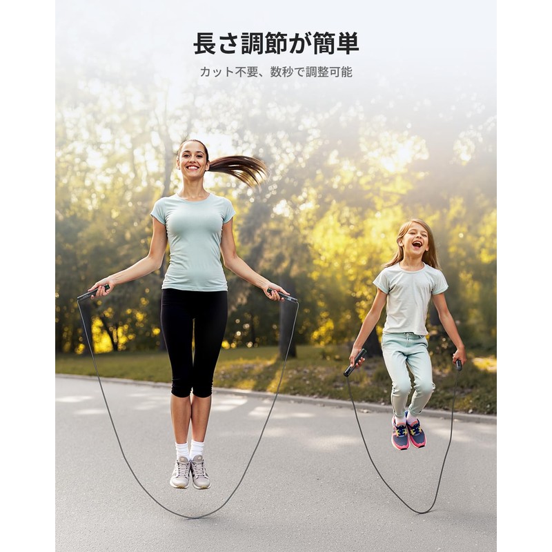 RENPHO R-Q008 Smart Jump Rope, Link with App, Bluetooth Compatible,