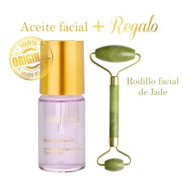 Óleo Facial Morado Terramar 7 Aceites. Rodillo Facial Regalo Todo Tipo De Piel Día/noche