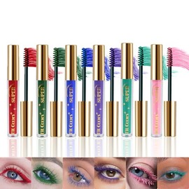 RoseFlower Set De Rímel De Colores, 6 Rímeles Resistentes Al Agua De Colores Vibrantes Encantadores, Duraderos Y Voluminosos Para El Maquillaje De... 