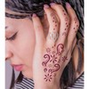 22 Sheets Henna Tattoo Stencil Kit, Henna Stencils Temporary Tattoo