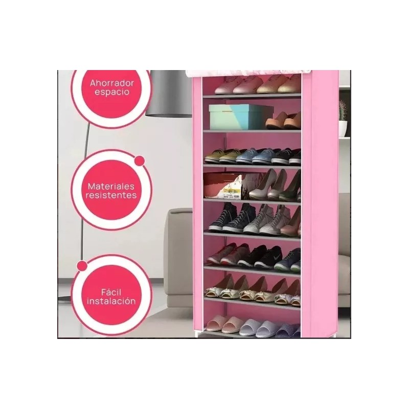 Importeek Zapatera Organizador Zapatos Rack Closet 7 Niveles 21 Pares