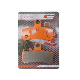 LE LEFOSSI Motorcycle Carbon Fibre Brake Pads Front Rear Compatible with Harley Davidson FLS Softail Slim FXCW ROcker FXS Blackline FXSB Breakout FA457F FA458R